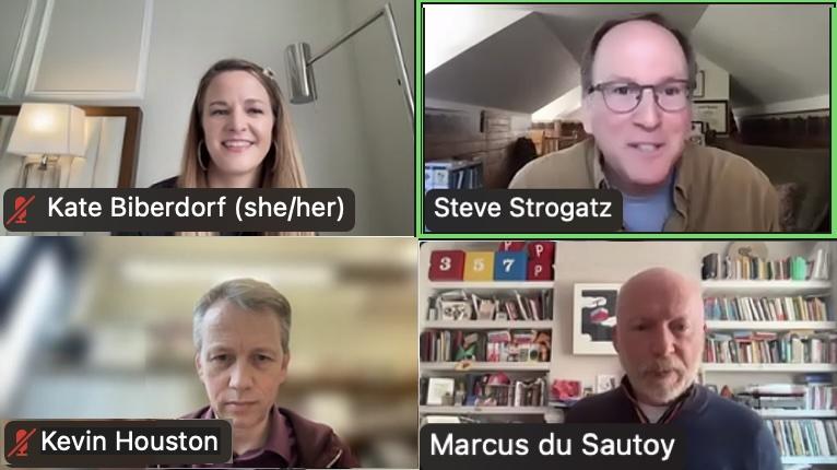 A snapshot of the speakers at our March 2025 zoom meeting
