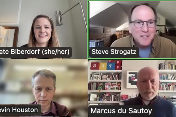 A snapshot of the speakers at our March 2025 zoom meeting